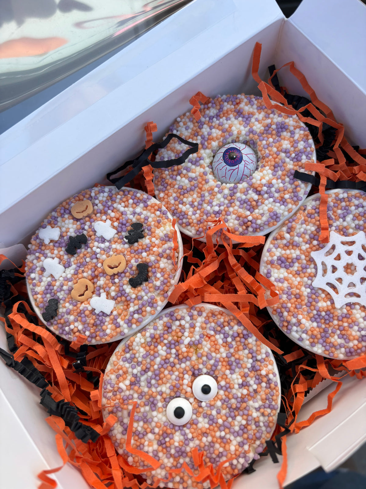 Halloween Dot Cakes x 4