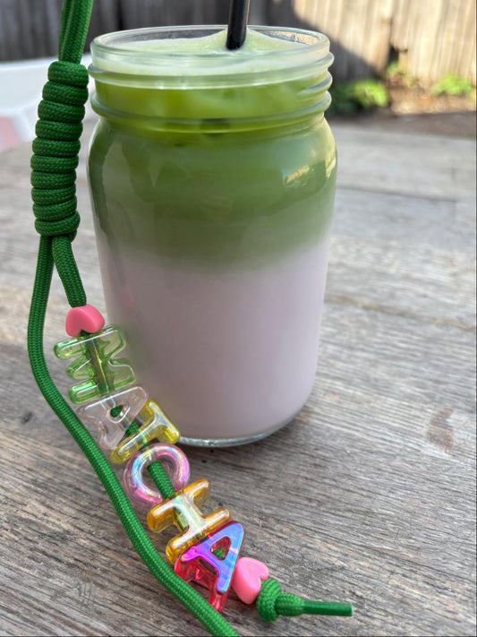 Custom Chunky letter - name keychain ❥